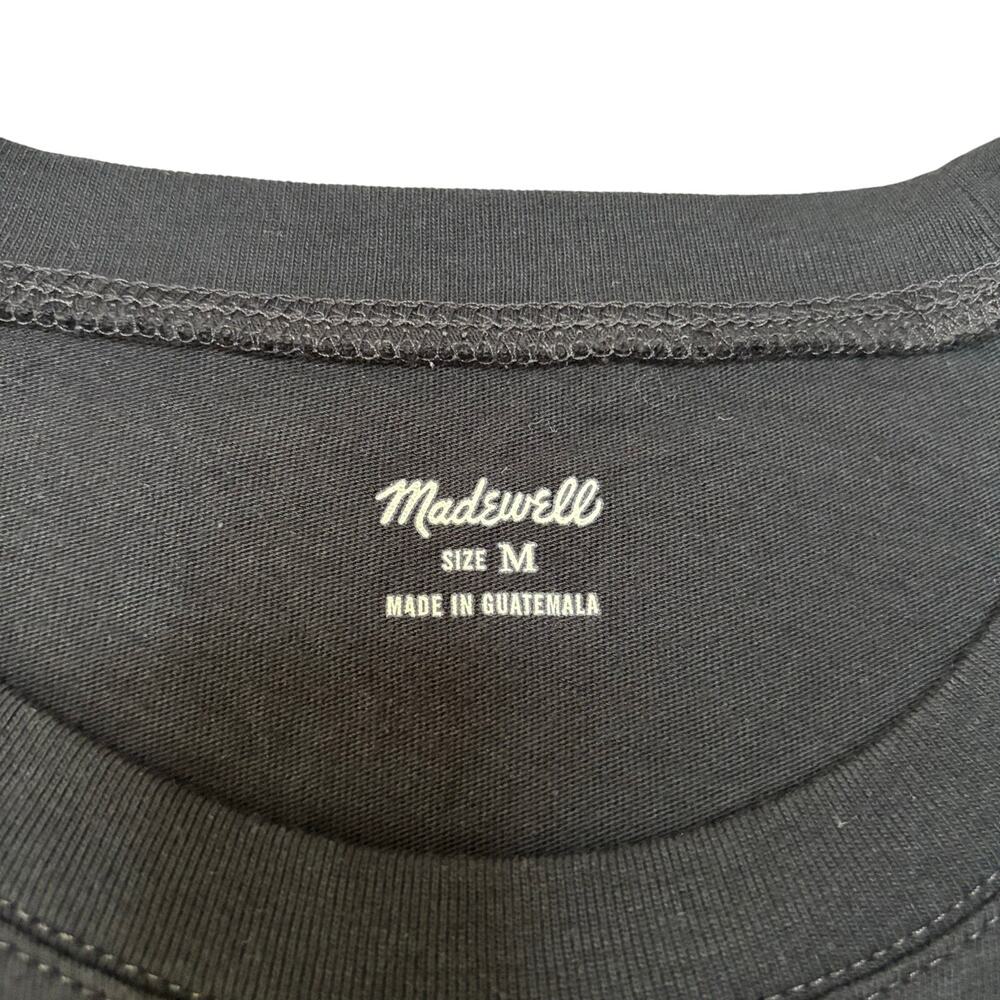 Madewell Northside Vintage Tee Black Cotton Crewneck T-Shirt Size M NWT - Picture 7 of 8